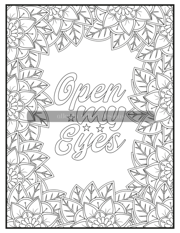 Bible Blessings #1 Coloring Book Download - Image 2