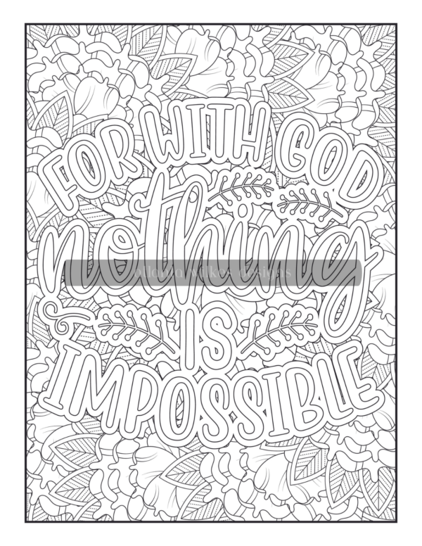 Bible Blessings #1 Coloring Book Download - Image 4