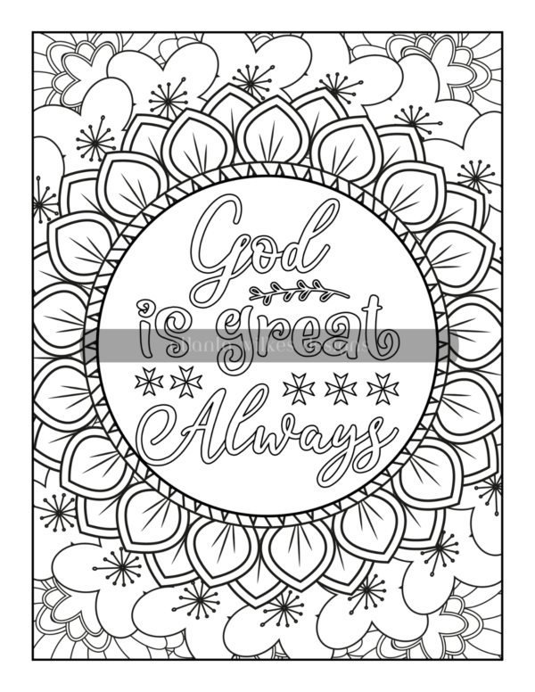 Bible Blessings #1 Coloring Book Download - Image 5