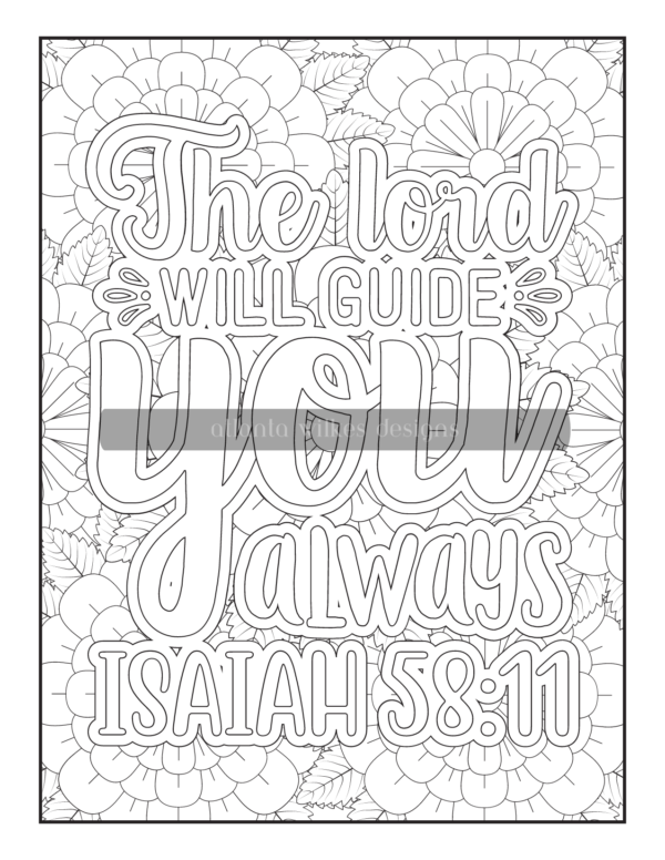 Bible Blessings #1 Coloring Book Download - Image 7