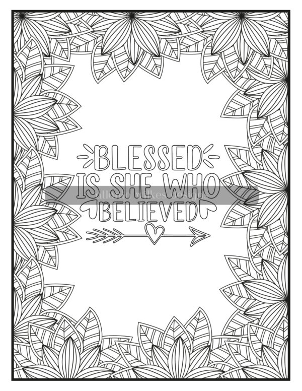 Bible Blessings #1 Coloring Book Download - Image 9