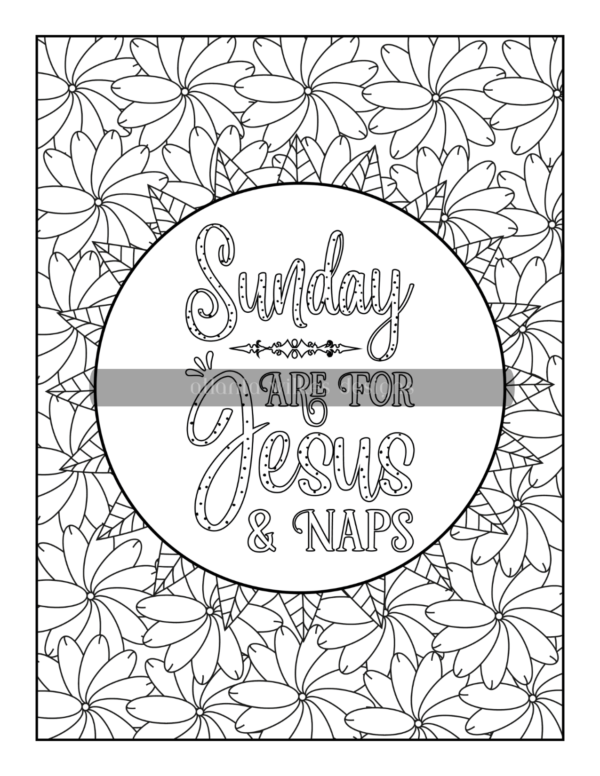 Bible Blessings #4 Coloring Book Download - Image 2