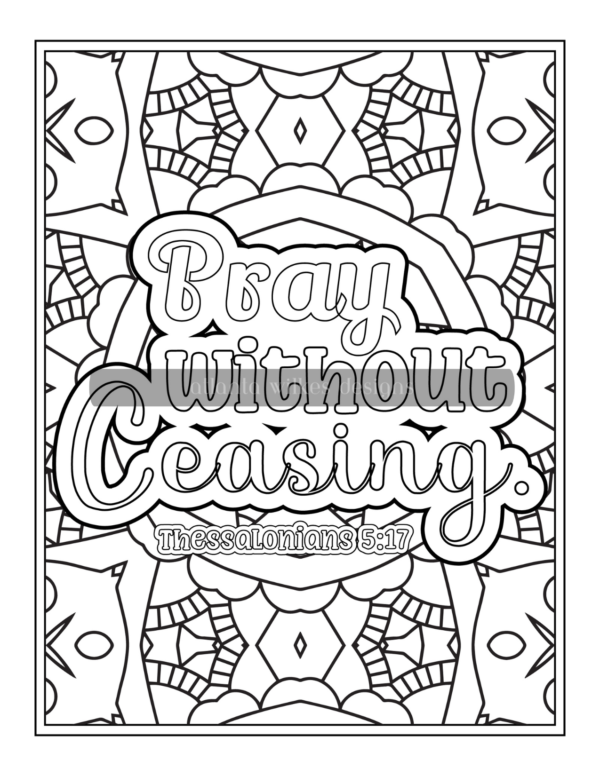 Bible Blessings #4 Coloring Book Download - Image 5