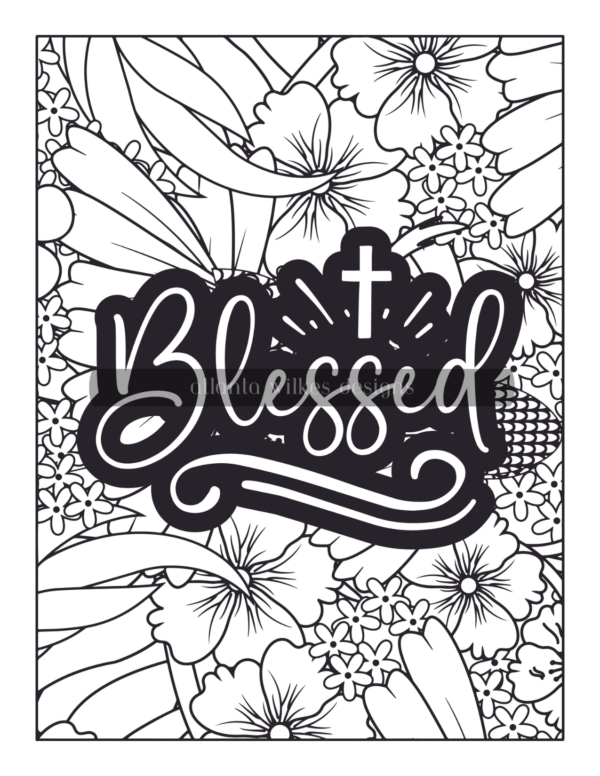 Bible Blessings #6 Coloring Book Download - Image 11