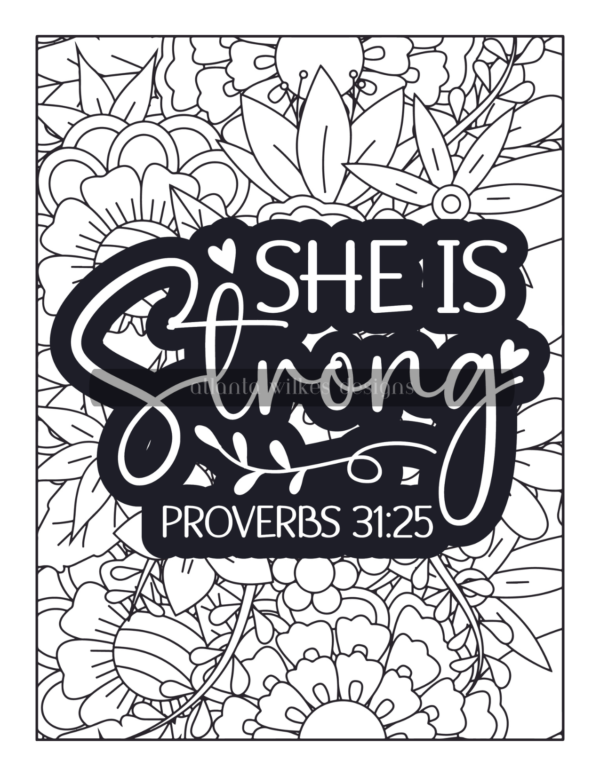 Bible Blessings #6 Coloring Book Download - Image 3