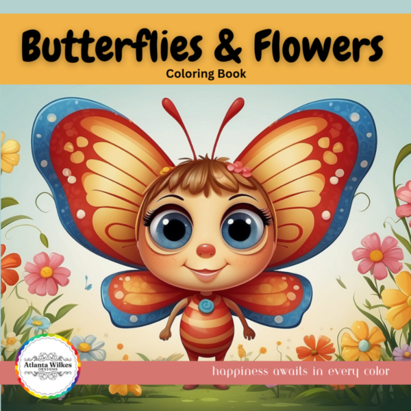 Butterflies & Flowers Coloring Book Download