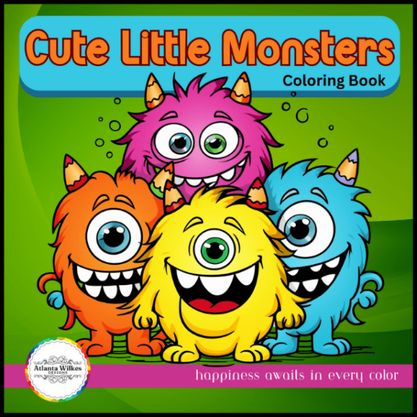 Cute Little Monsters Coloring Book Download