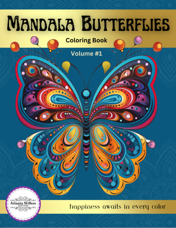 Mandala Butterflies Volume #1 Coloring Book Download