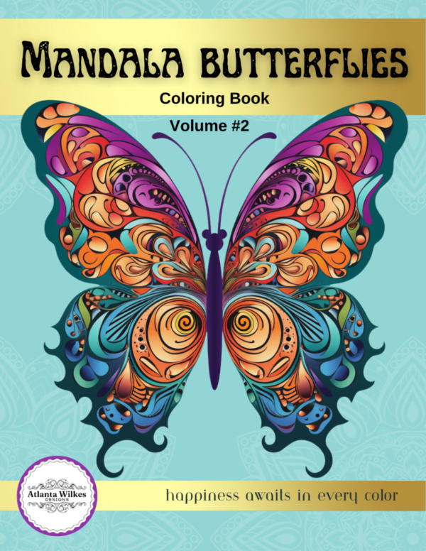 Mandala Butterflies Volume #2 Coloring Book Download