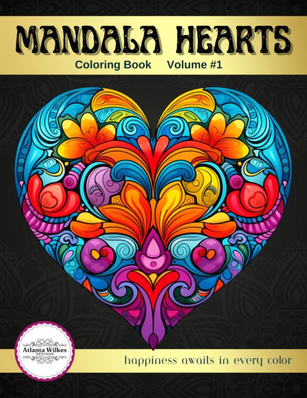 Mandala Hearts Volume #1 Coloring Book Download