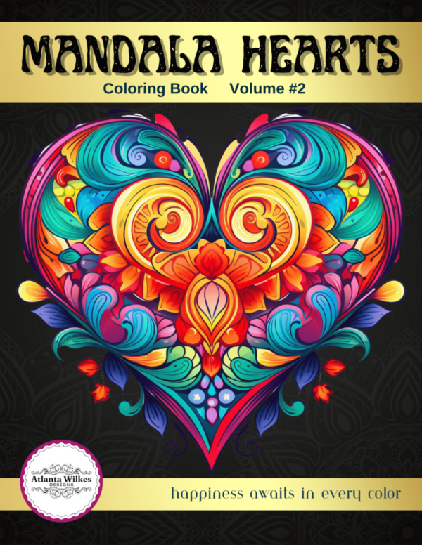 Mandala Hearts Volume #2 Coloring Book Download