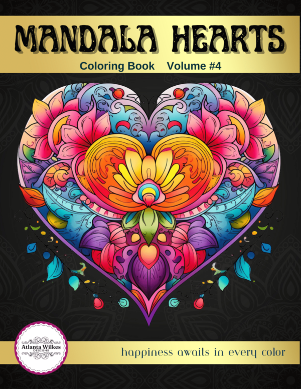 Mandala Hearts Volume #4 Coloring Book Download