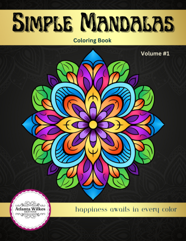 Simple Mandalas Volume #1 Coloring Book Download