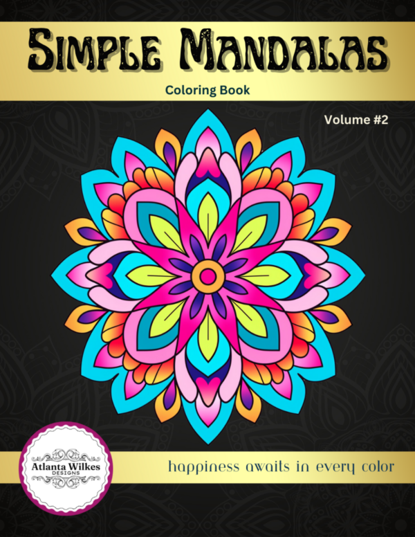 Simple Mandalas Volume #2 Coloring Book Download