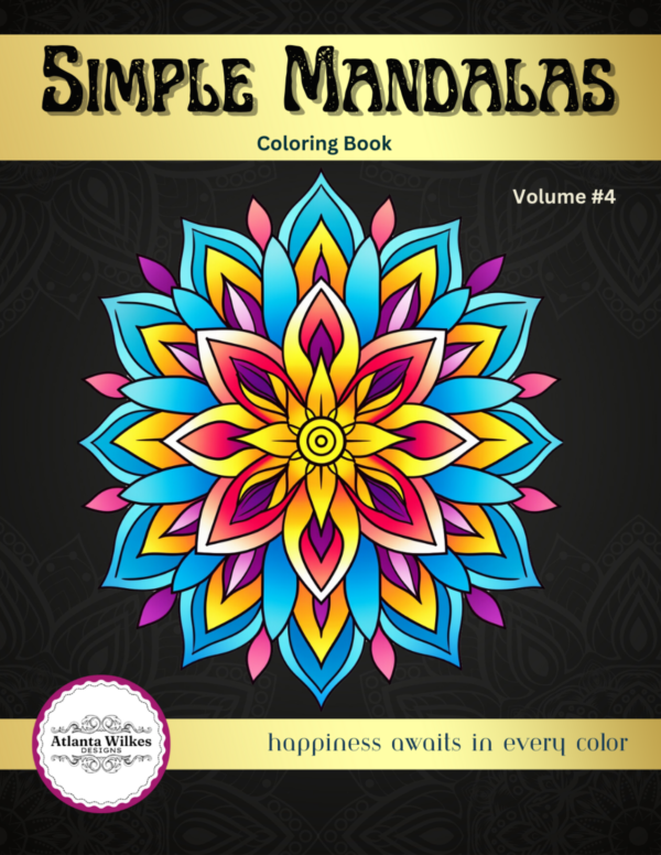 Simple Mandalas Volume #4 Coloring Book Download