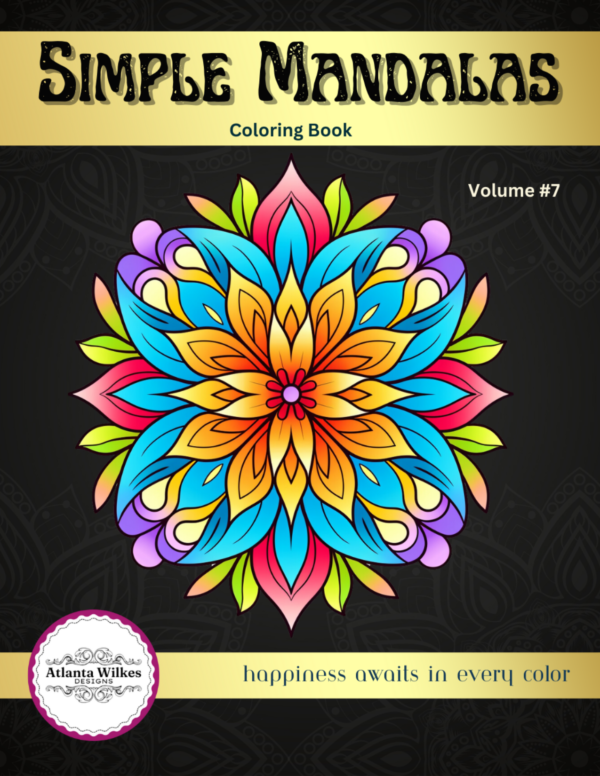 Simple Mandalas Volume #7 Coloring Book Download