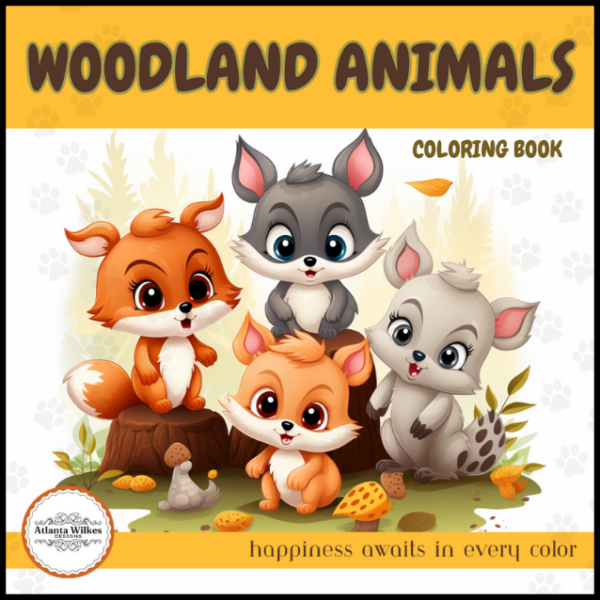 Woodland Animals Coloring Book Download