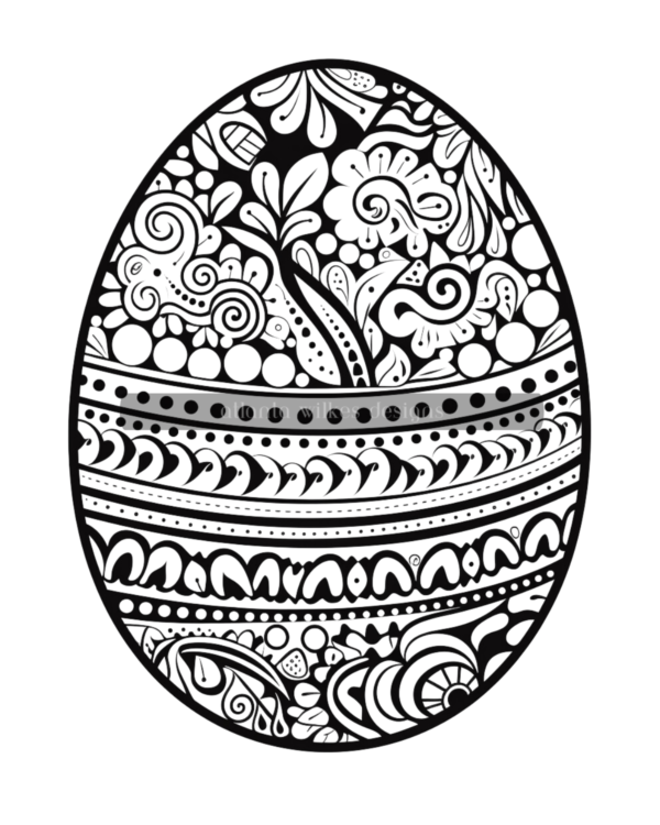 Artsy Easter Eggs Coloring Book Volume #1 Download - Image 10