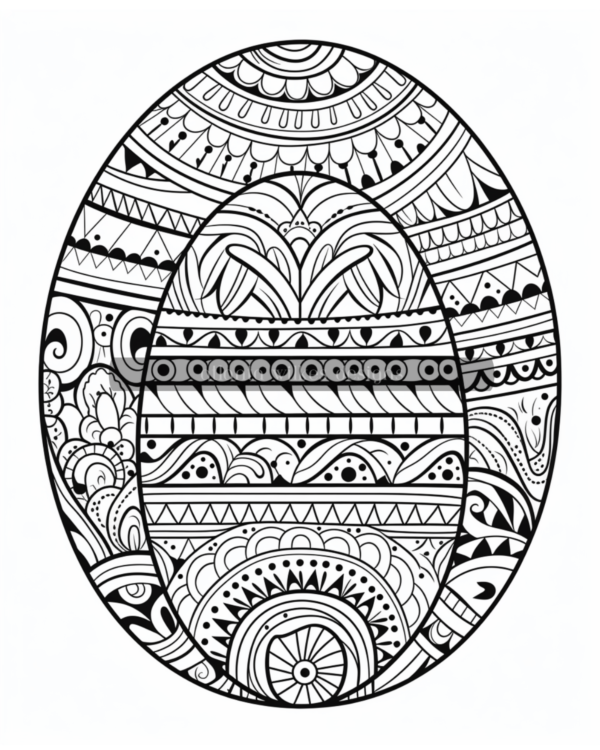 Artsy Easter Eggs Coloring Book Volume #1 Download - Image 2