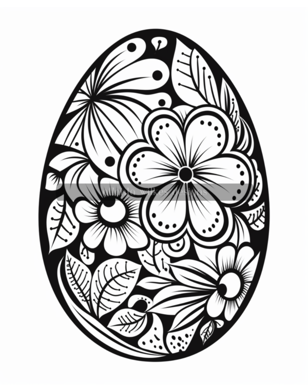 Artsy Easter Eggs Coloring Book Volume #1 Download - Image 5