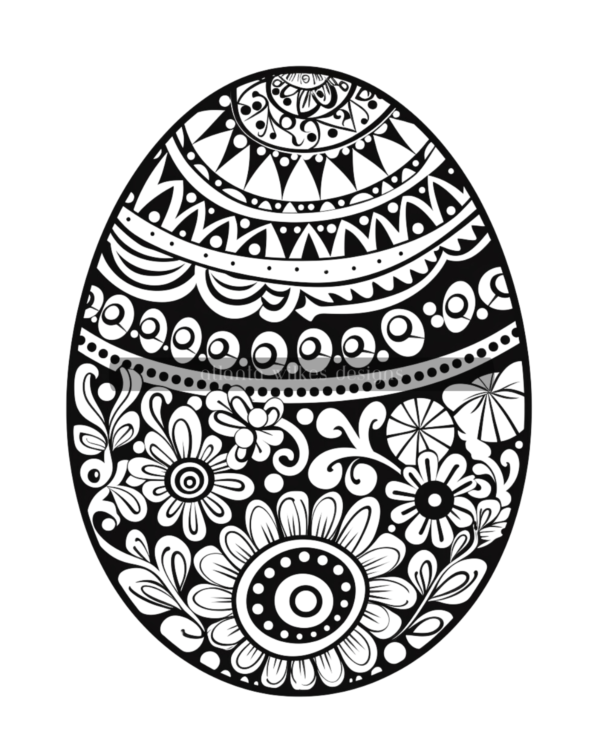 Artsy Easter Eggs Coloring Book Volume #1 Download - Image 6