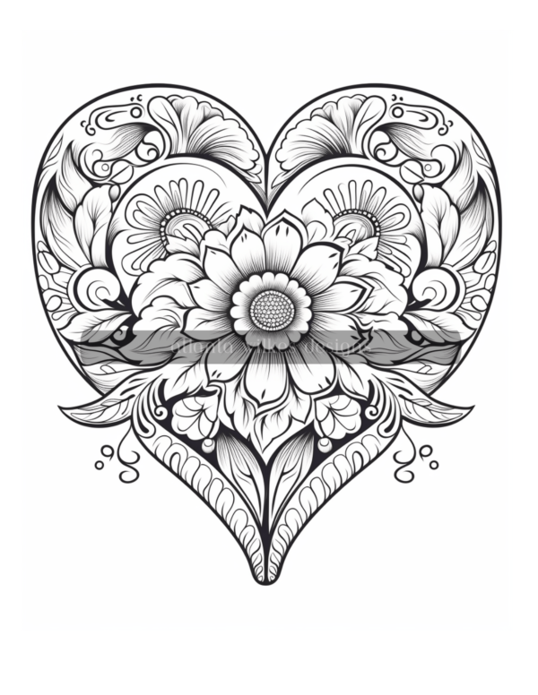 Artsy Hearts Coloring Book Volume #2 Download - Image 11