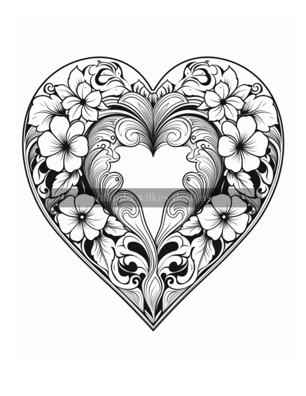 Artsy Hearts Coloring Book Volume #2 Download - Image 5