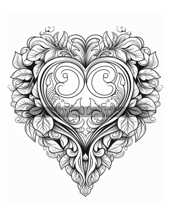 Artsy Hearts Coloring Book Volume #2 Download - Image 6