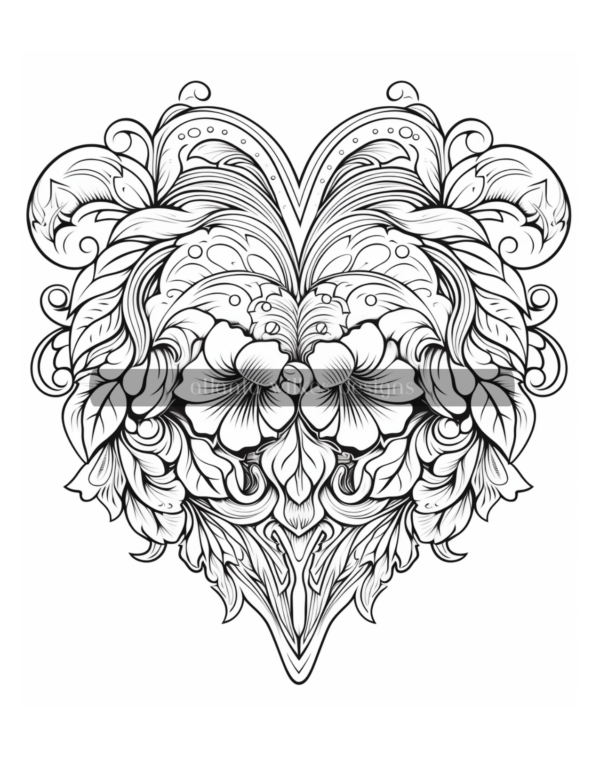 Artsy Hearts Coloring Book Volume #2 Download - Image 7