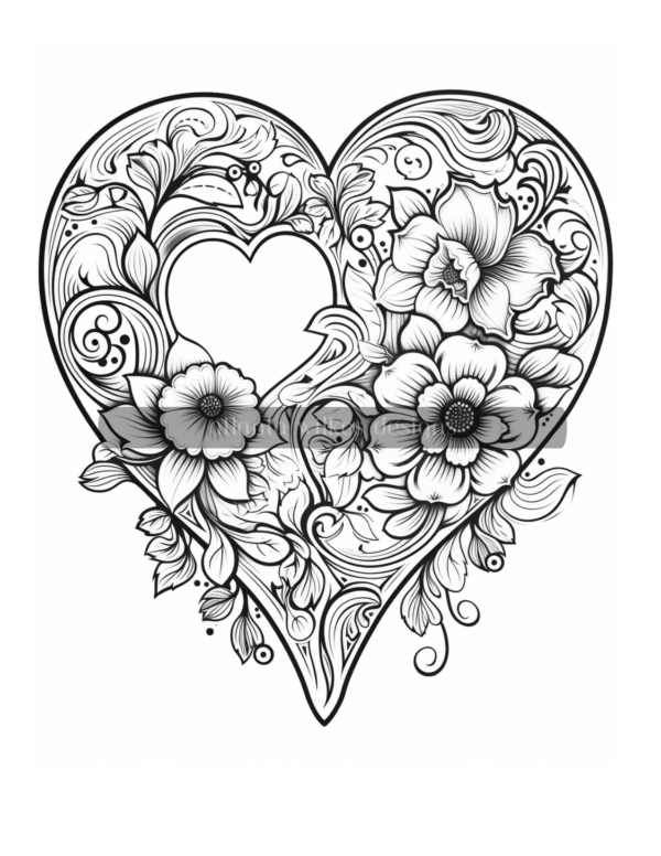 Artsy Hearts Coloring Book Volume #2 Download - Image 10