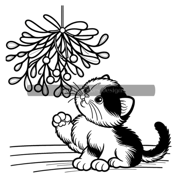 Christmas Kittens Coloring Book Download - Image 8