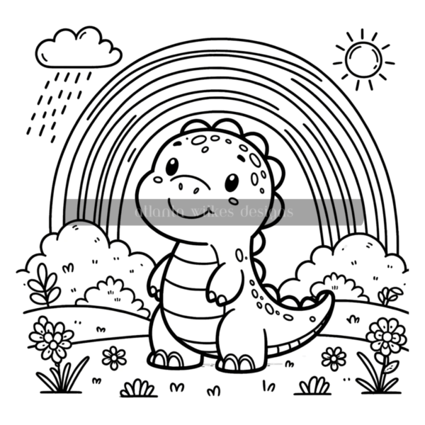 Dinosaurs Coloring Book Download - Image 5