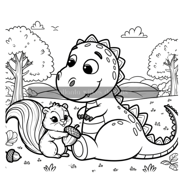 Dinosaurs Coloring Book Download - Image 4