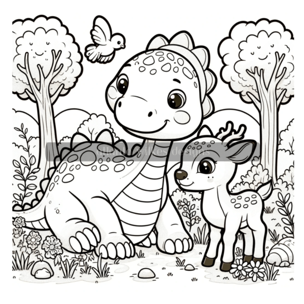 Dinosaurs Coloring Book Download - Image 2