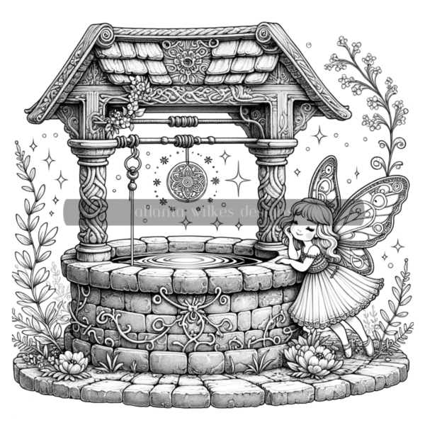 Fairy Garden Coloring Book Download - Image 2