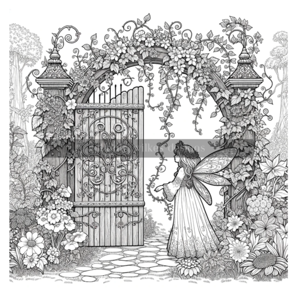 Fairy Garden Coloring Book Download - Image 11