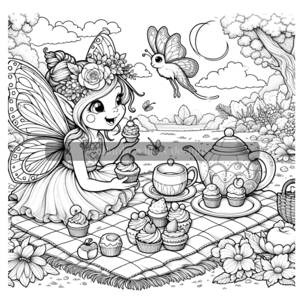 Fairy Garden Coloring Book Download - Image 5