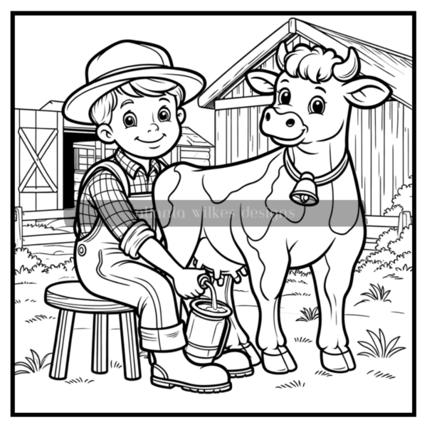 Farm Life Coloring Book Download - Image 5