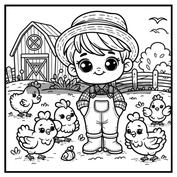 Farm Life Coloring Book Download - Image 9