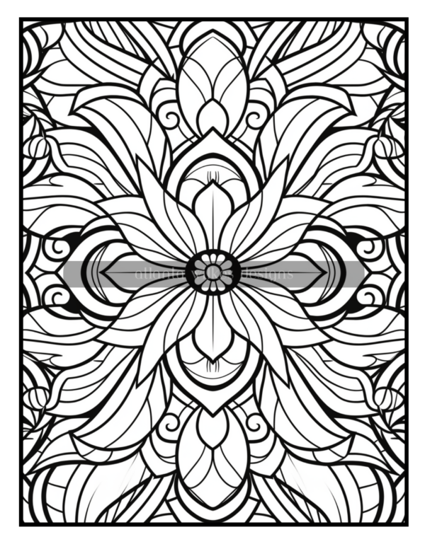 Full Page Mandalas Volume #2 Coloring Book Download - Image 11