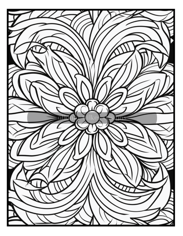 Full Page Mandalas Volume #2 Coloring Book Download - Image 5