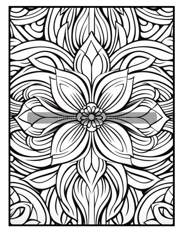 Full Page Mandalas Volume #3 Coloring Book Download - Image 5