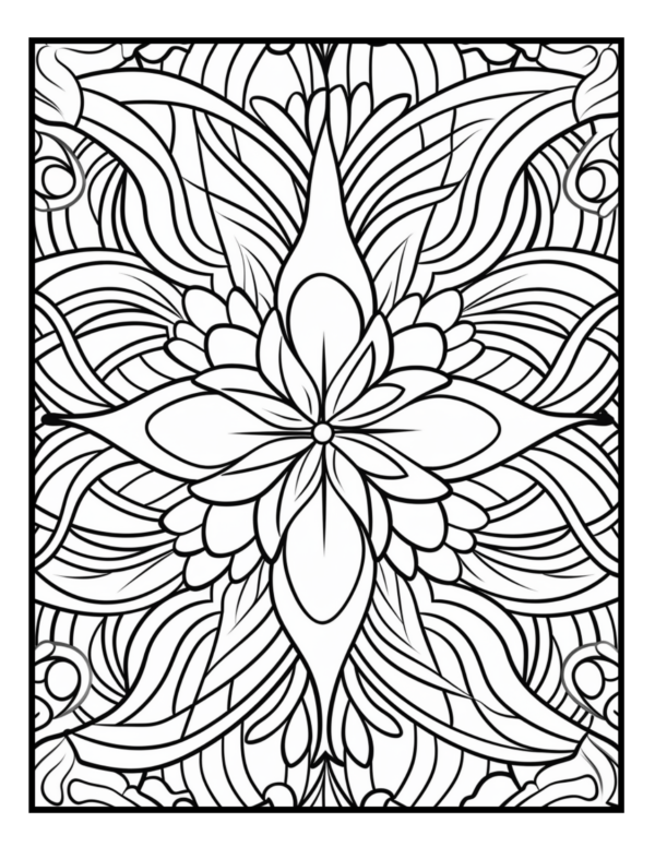 Full Page Mandalas Volume #4 Coloring Book Download - Image 7