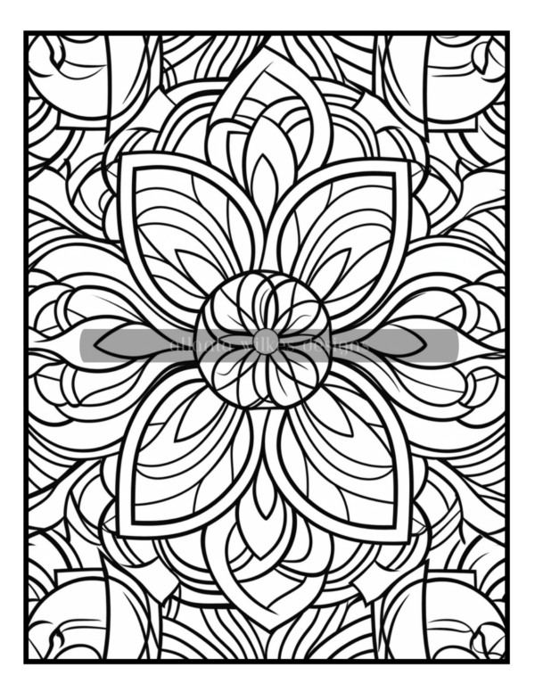 Full Page Mandalas Volume #4 Coloring Book Download - Image 11