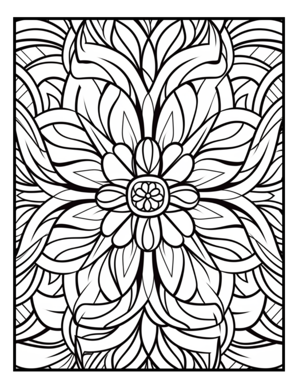 Full Page Mandalas Volume #4 Coloring Book Download - Image 6