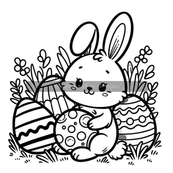 Hoppy Easter Coloring Book Download - Image 3