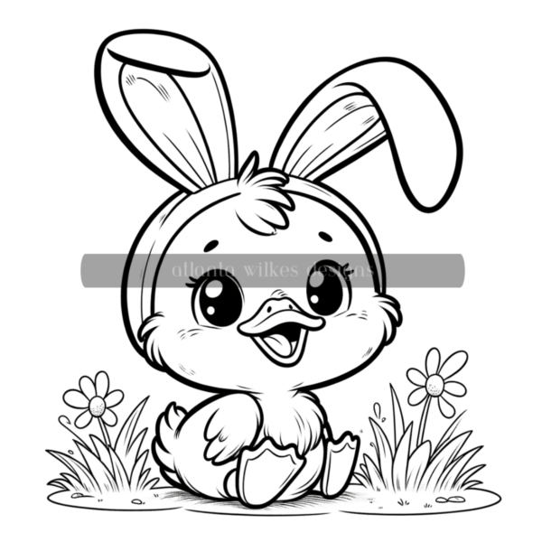 Hoppy Easter Coloring Book Download - Image 7