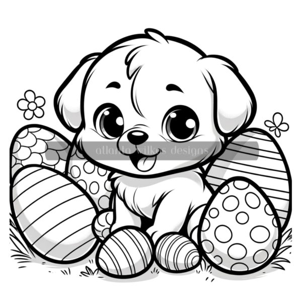 Hoppy Easter Coloring Book Download - Image 9