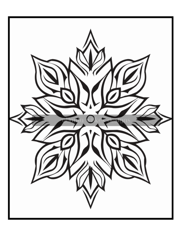 Simple Mandalas Volume #3 Coloring Book Download - Image 11