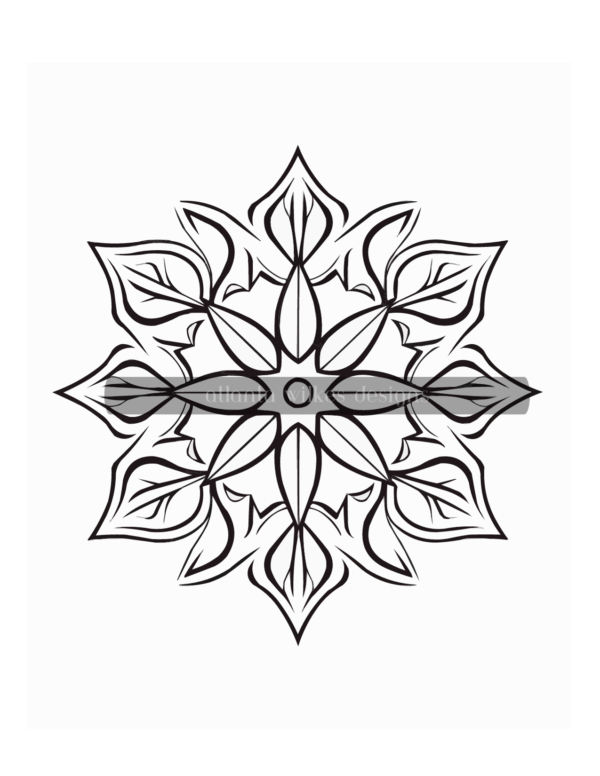 Simple Mandalas Volume #4 Coloring Book Download - Image 7